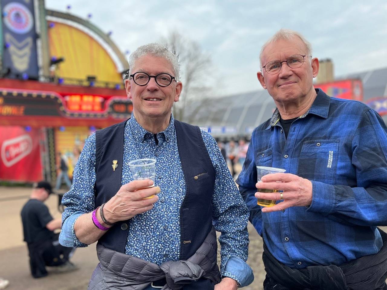 Piet van Esch en Peter Roozendaal zorgden voor de eerste editie van Paaspop (foto: Eva de Schipper).