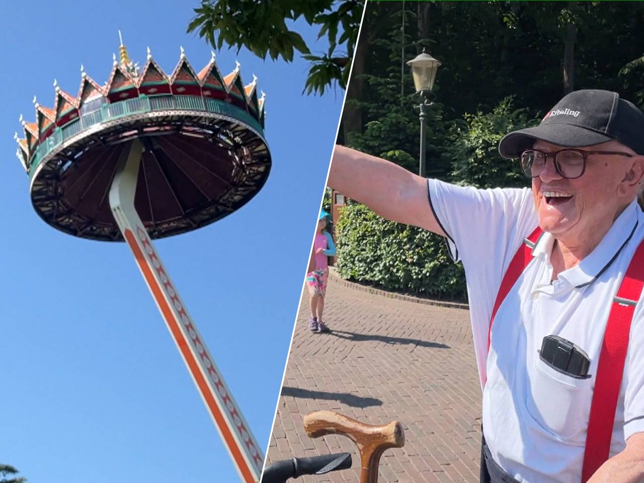 Opa Wim (94) beleeft eindelijk weer een gelukkige dag in de Efteling