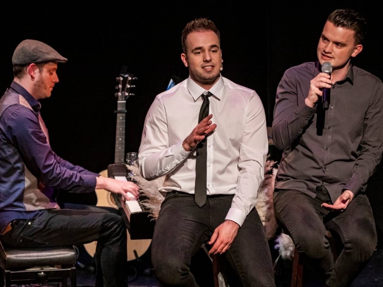 Het Brabants trio dat zaterdag ons vertegenwoordigt tijdens het Regio Songfestival (foto;privécollectie).