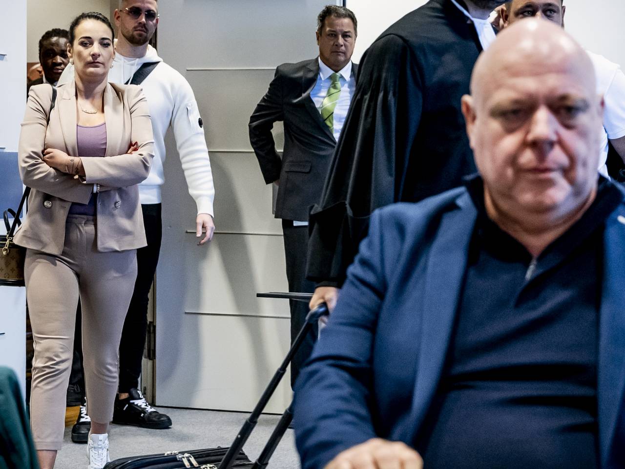 Nicol en Peter tijdens een eerdere rechtszaak (foto: ANP).