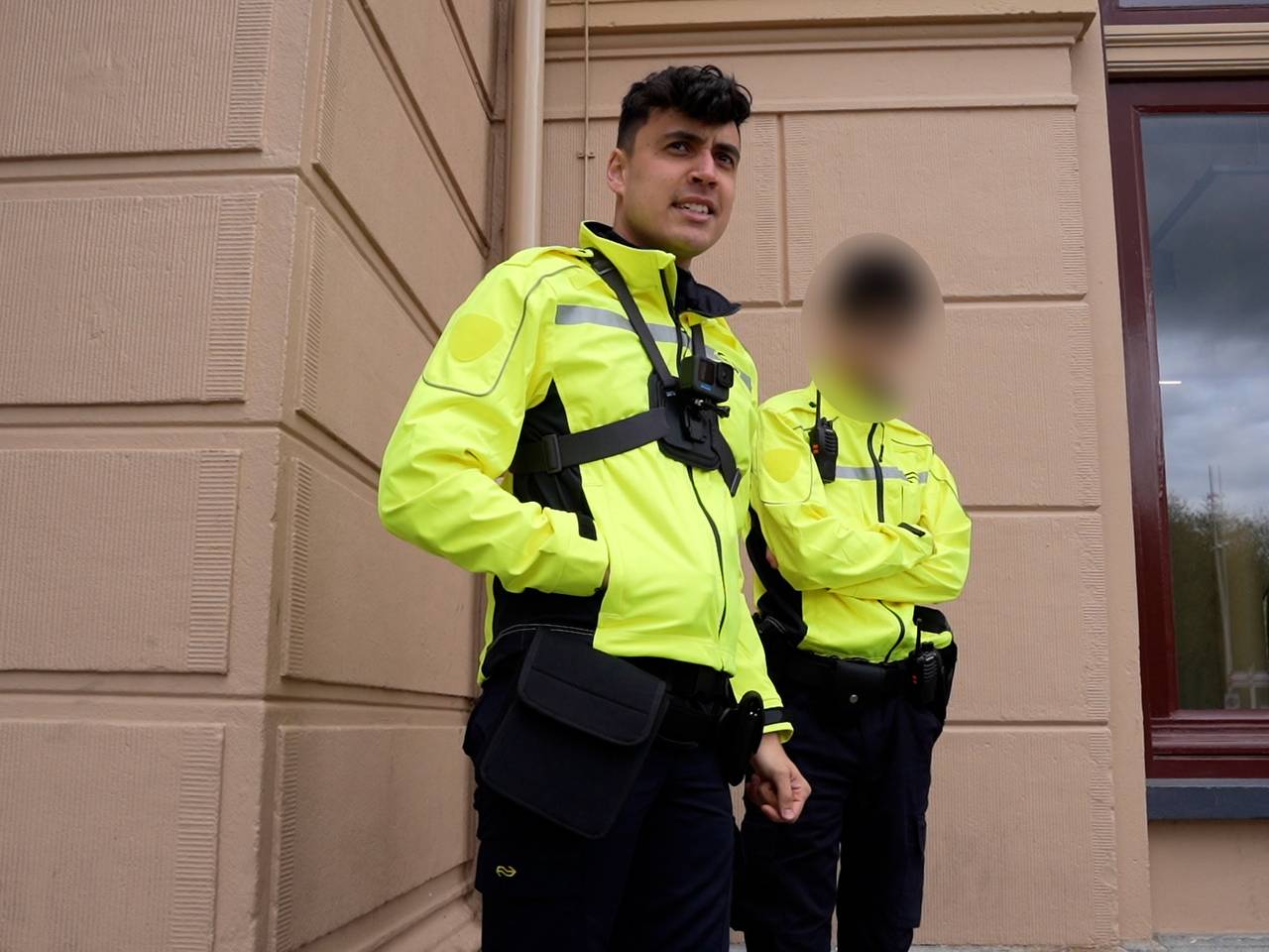 Darshan in zijn NS-uniform (foto: Darshan Boerema)