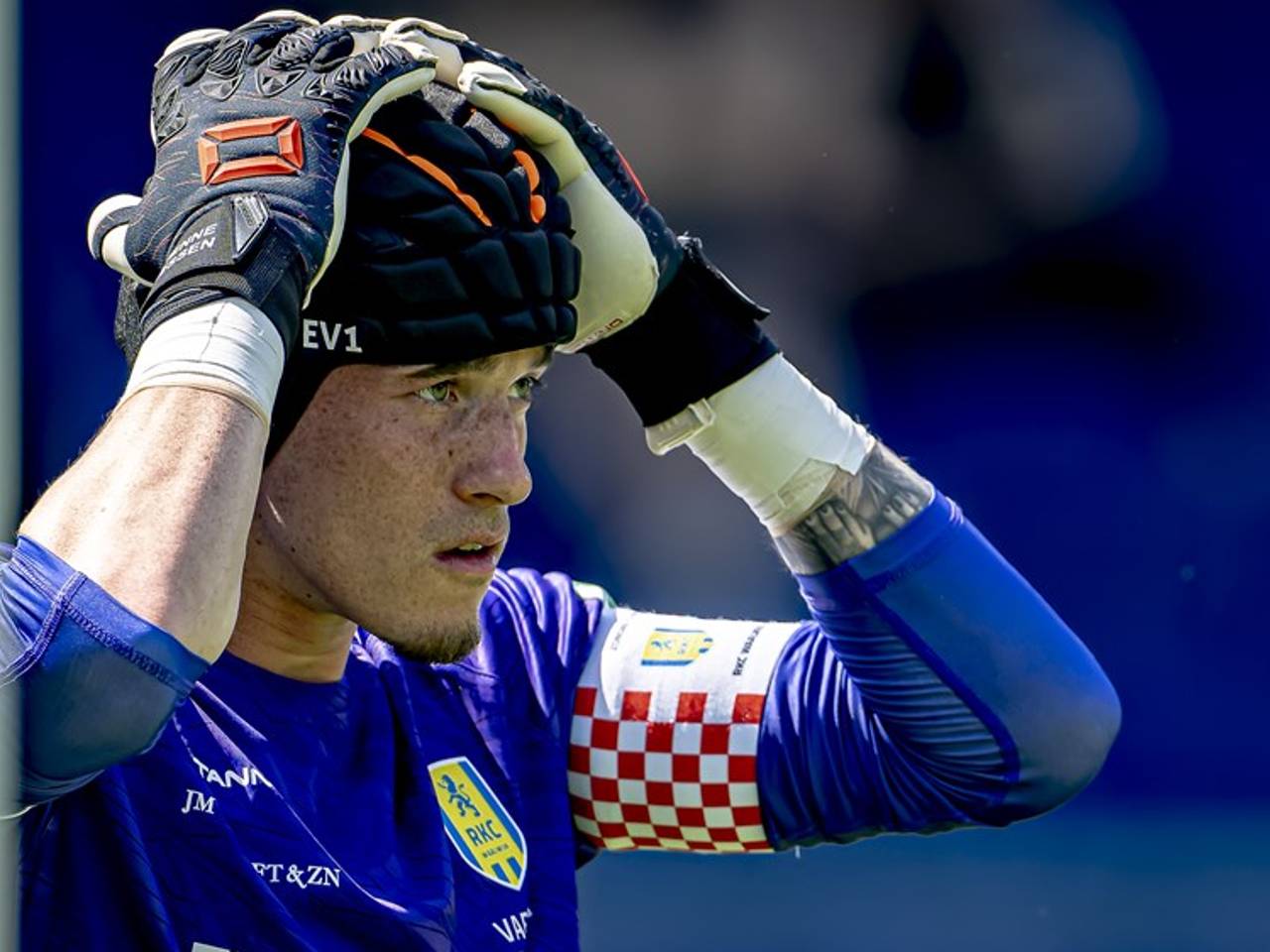 Etienne Vaessen tijdens een wedstrijd van RKC (archieffoto: Marcel van Dorst / Eye4Images).