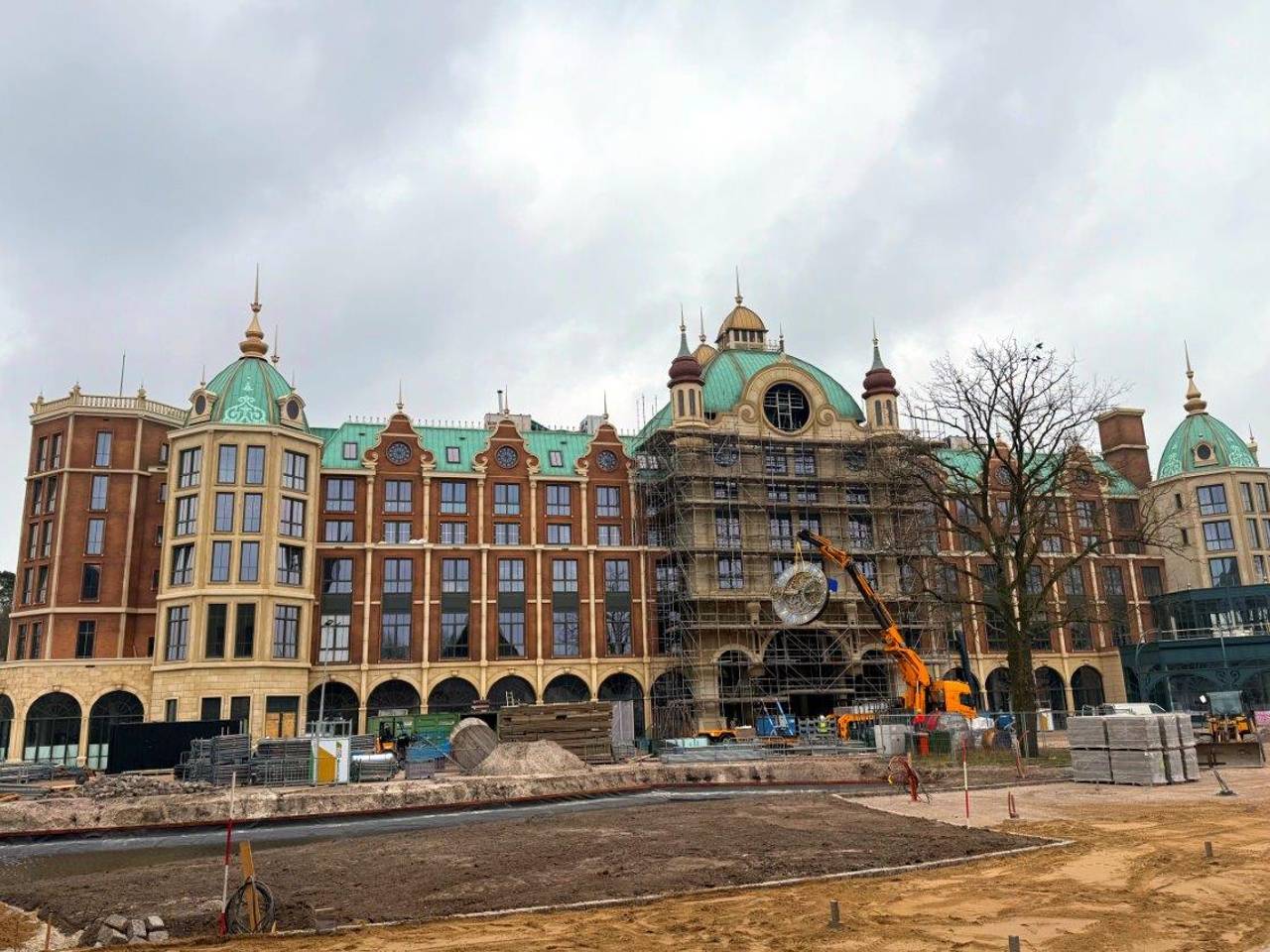 Het hotel is bijna klaar (foto: Omroep Brabant).