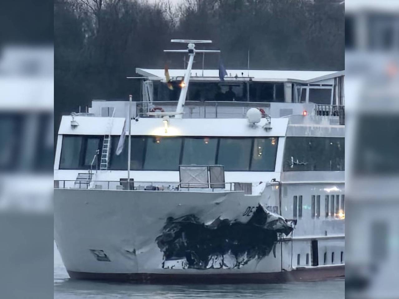 Het kapotte schip (foto: De Zonnebloem).