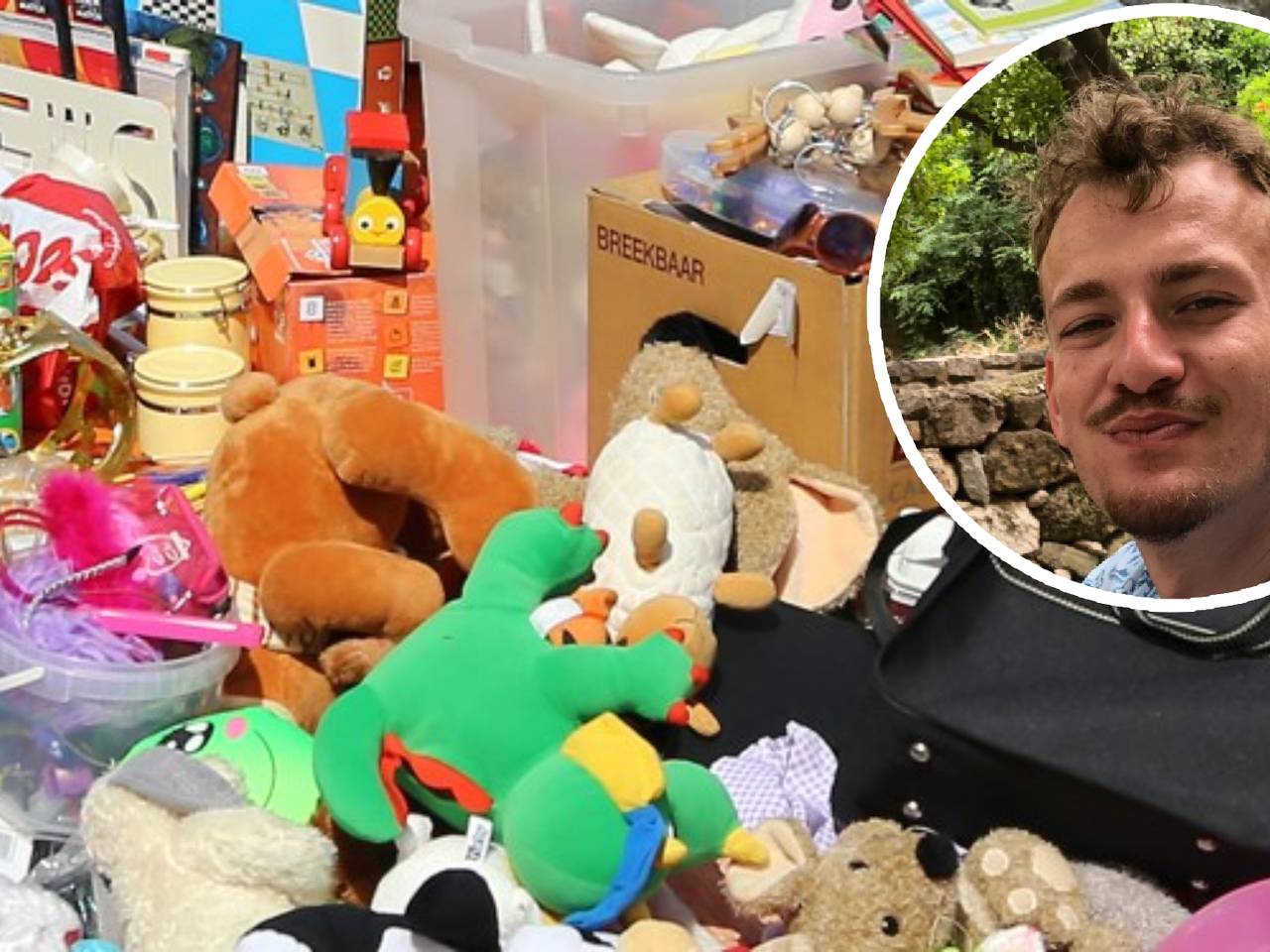 René Kok bedacht een website waarop je spulletjes kunt ruilen (foto: Omroep Brabant en René Kok)