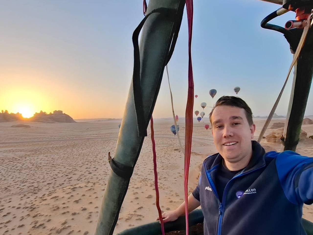 Sven maakte twee weken lang tochten in Saudi-Arabië (foto: Sven de Hoogd).