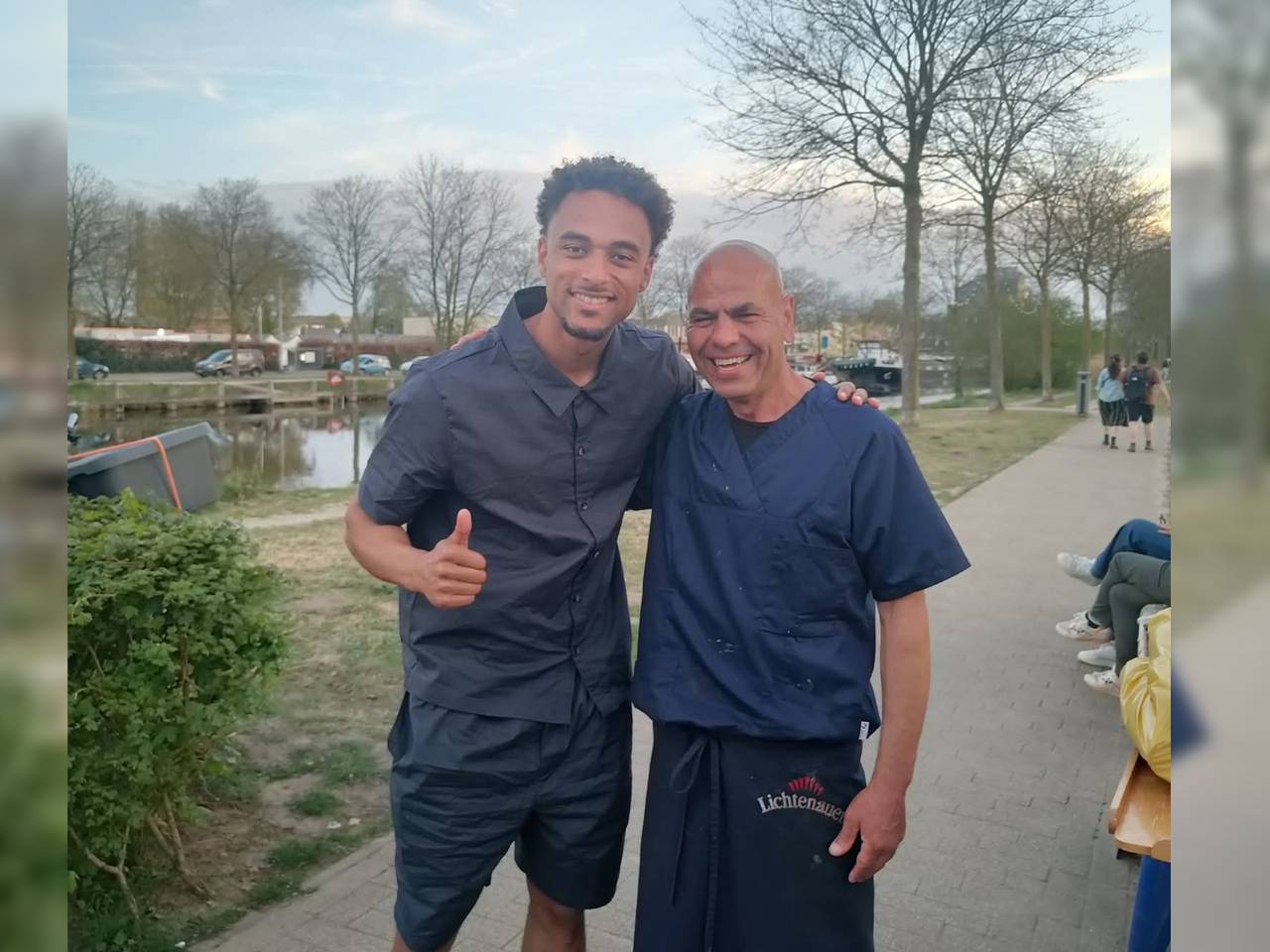 Vittorio Desikan met Tommy St. Jago (foto: Vittorio Desikan).