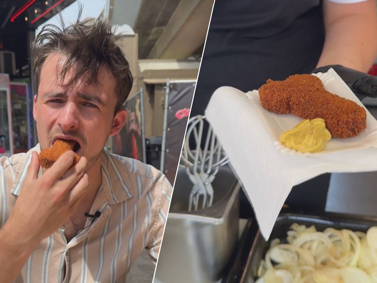 Thijs en Manon namen de proef op de som of de 'perlut' de hype waard is (beeld: Omroep Brabant).