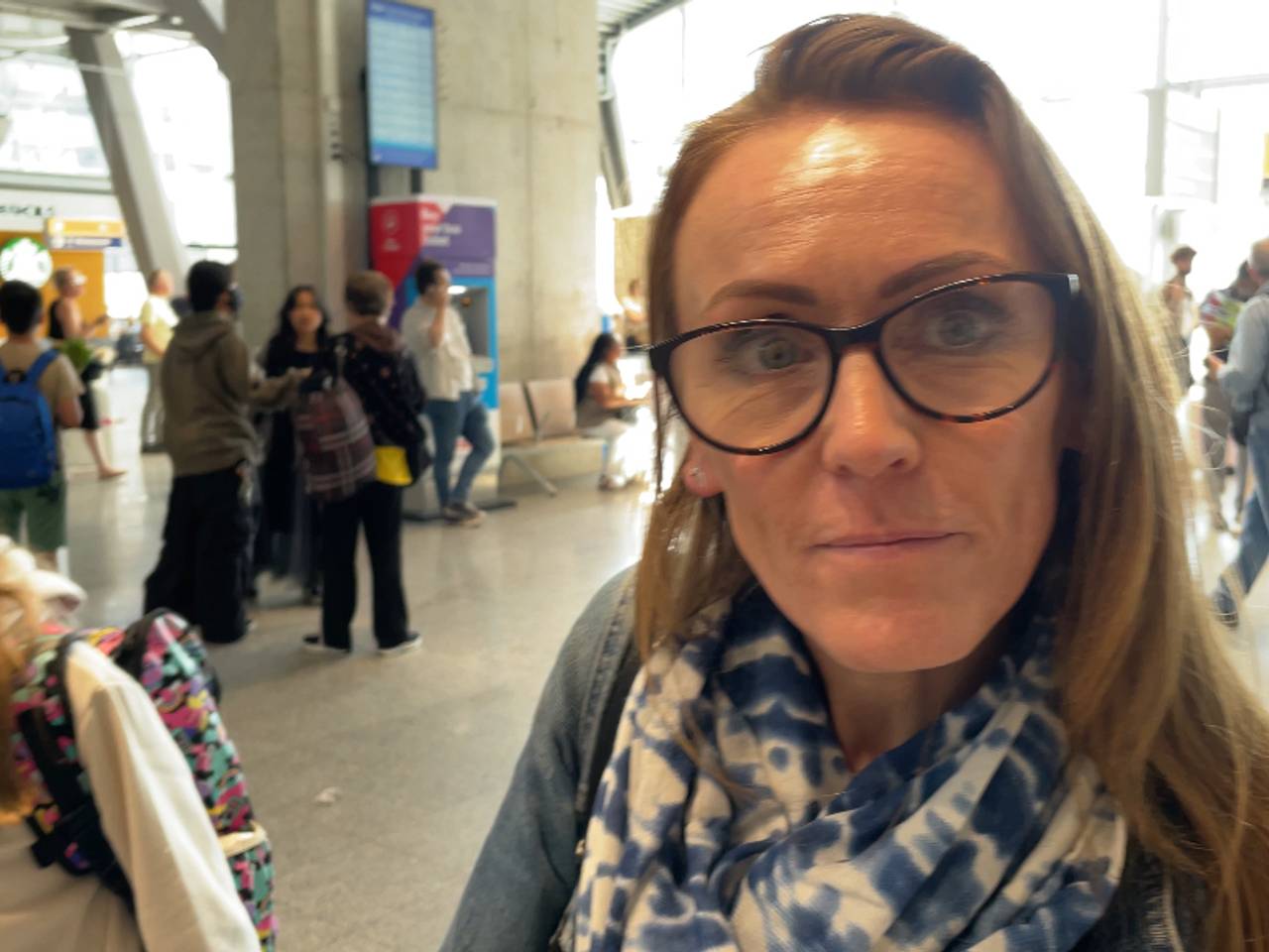 Lindsay uit Manchester is boos (foto: René van Hoof).