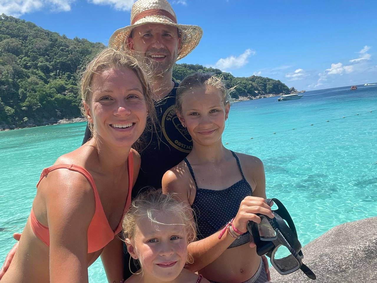 De reis naar Thailand beviel zo goed, dat dit gezin op wereldreis gaat (foto: Lisa Lemmerling).