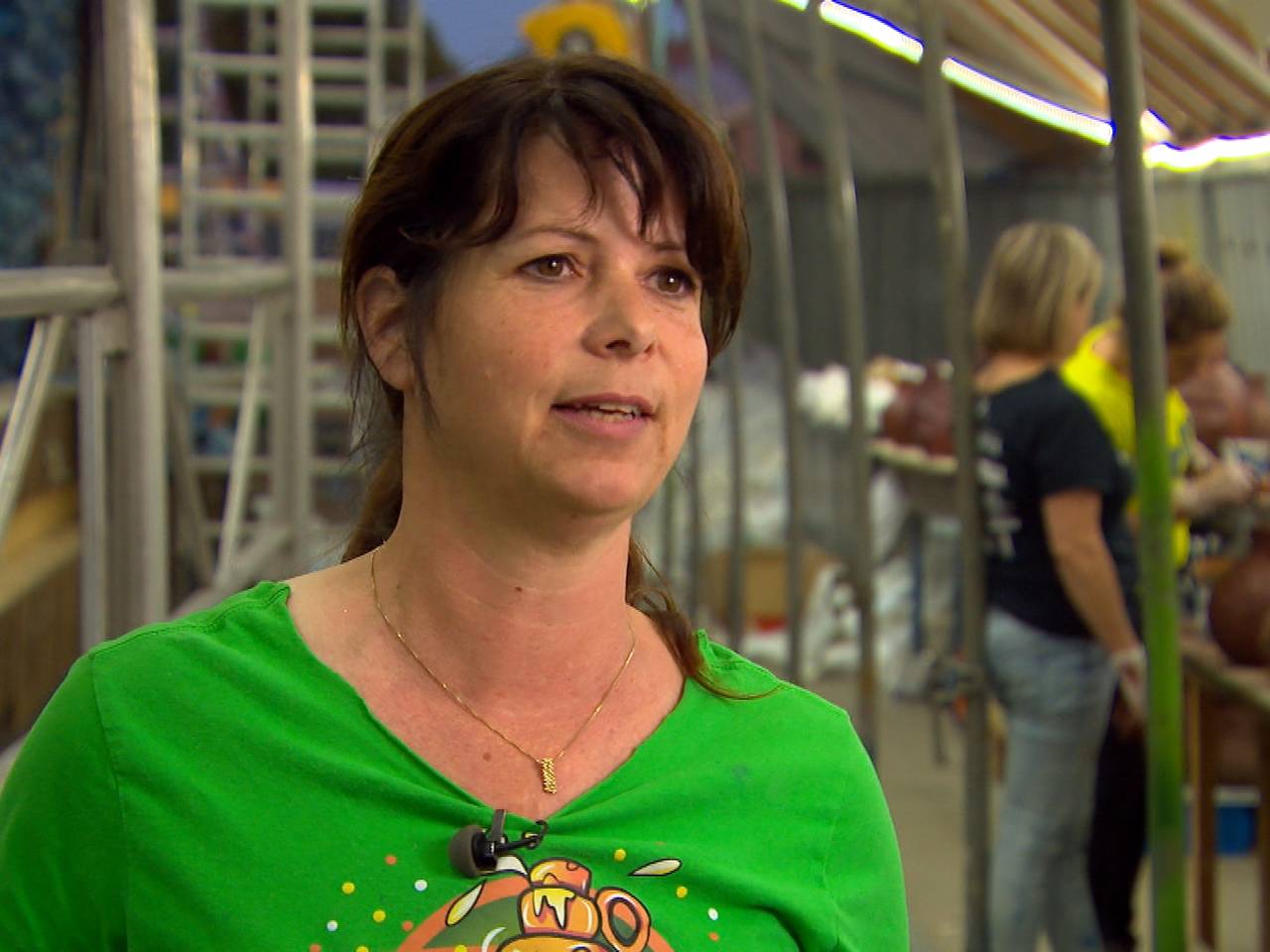 Mieke van der Linden, één van de ontwerpers van De Lambrekvrienden