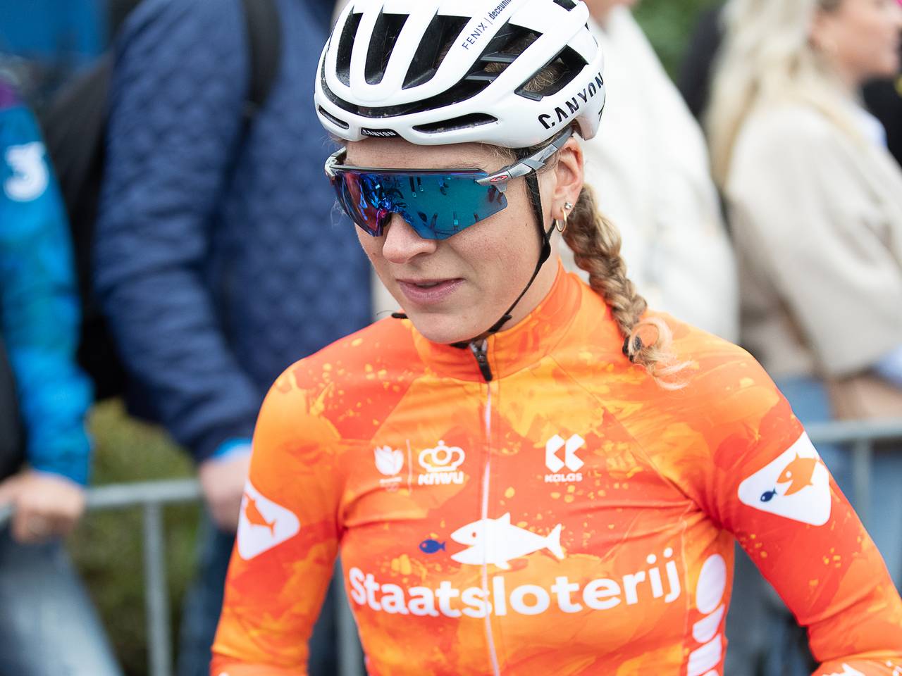 Yara Kastelijn bij het WK Gravel (foto: Orange Pictures/Dick Soepenberg).