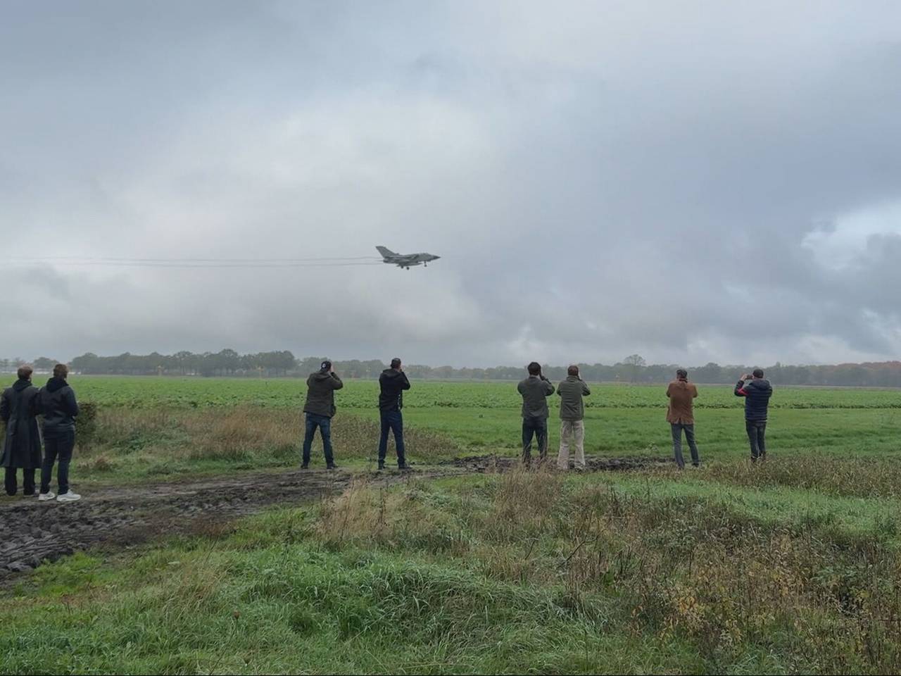 Spotters blij met vliegtuigen