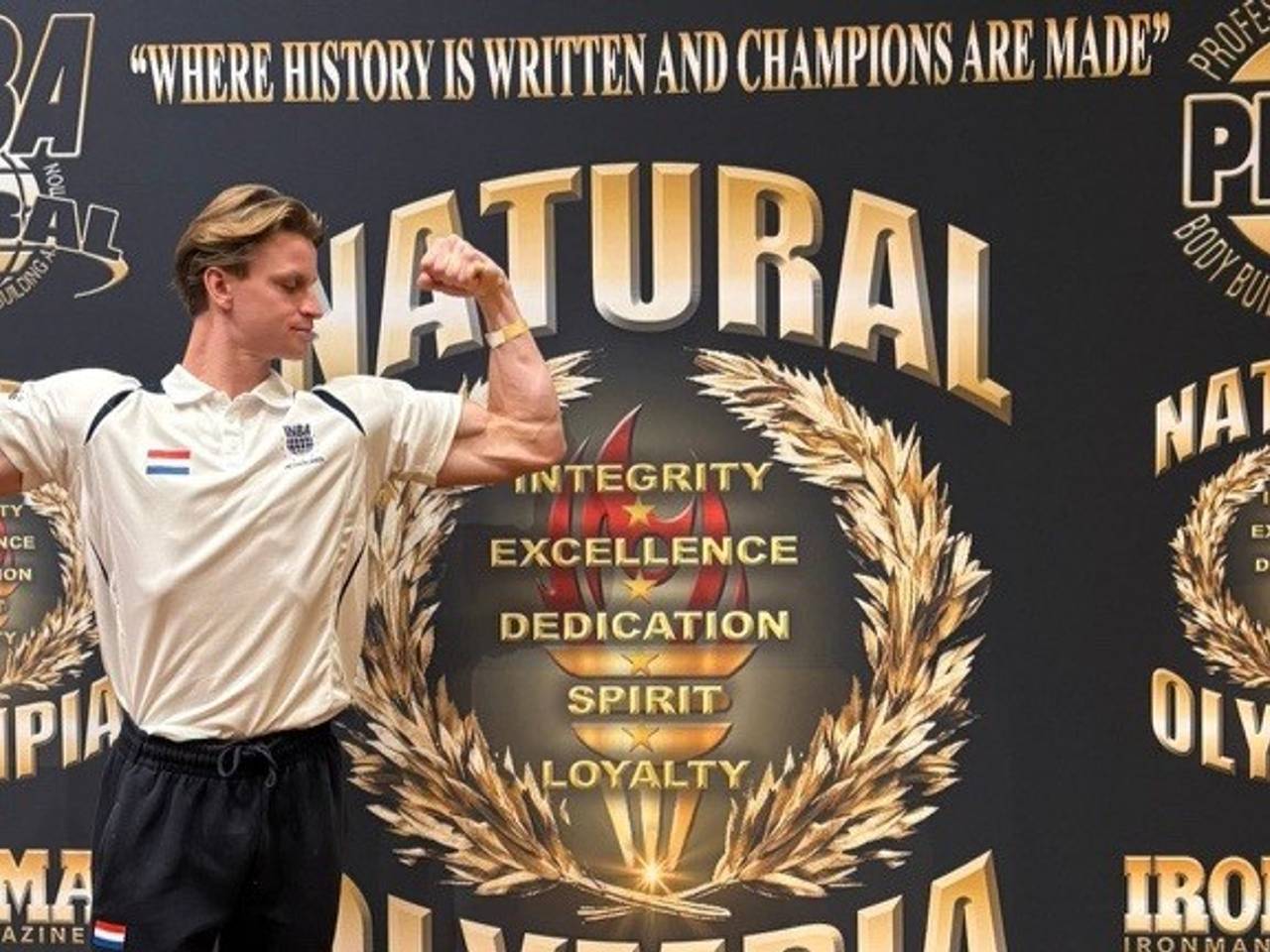 Luco in Las Vegas bij Mr. Olympia (foto: Luco Hendrikx).