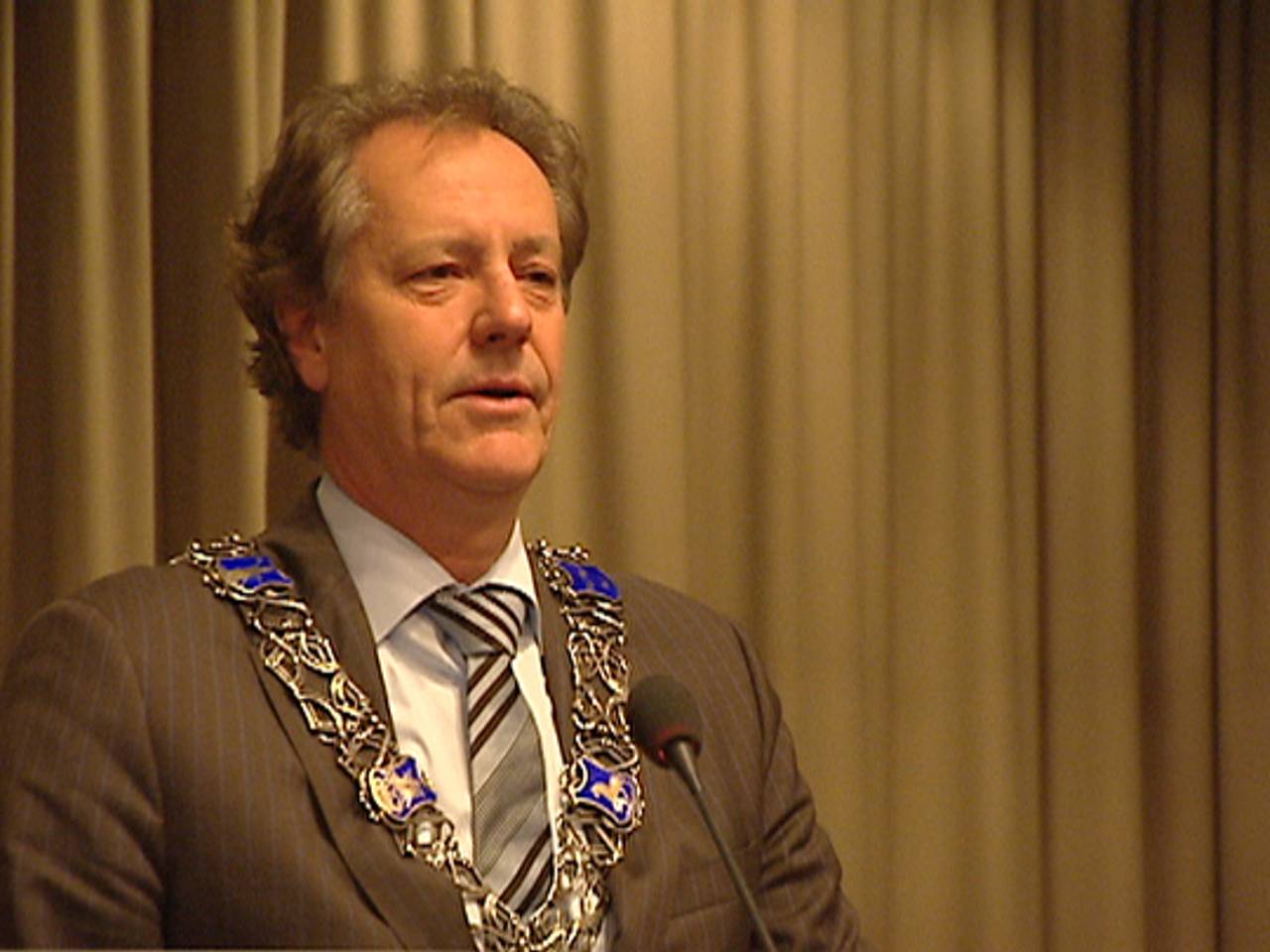 Van Gijzel begon als burgemeester in 2008.