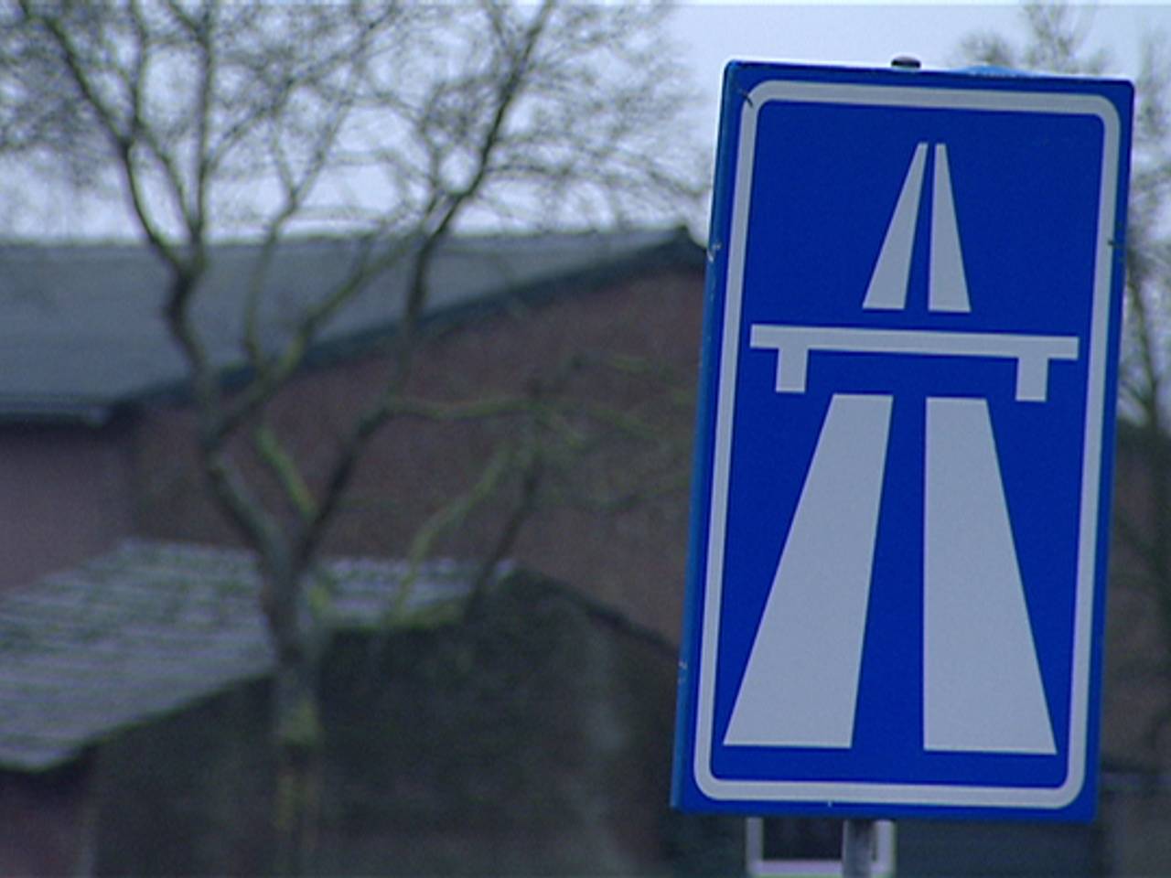 Lange files na botsing op A59. (archieffoto)