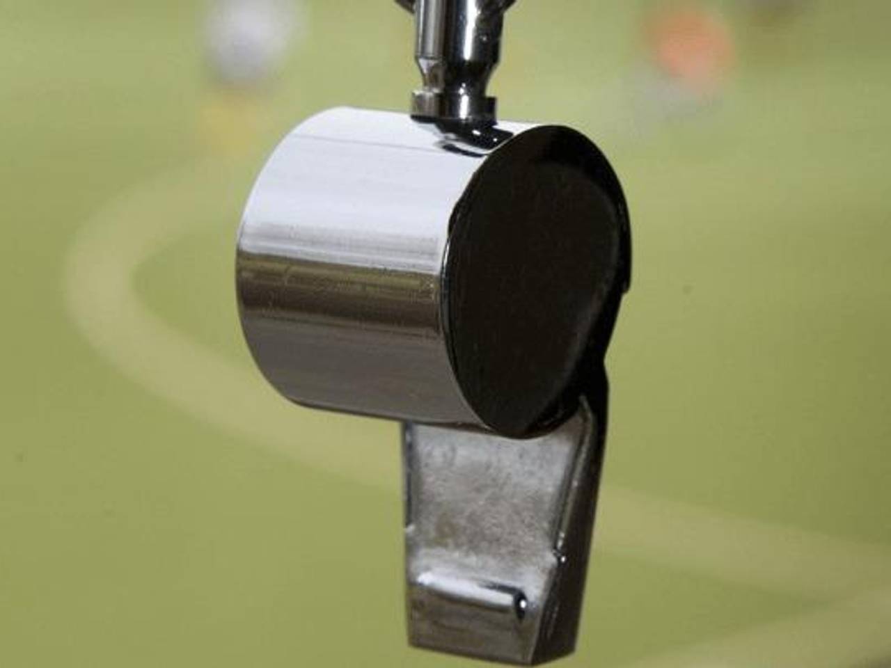 De wedstrijd werd gestaakt