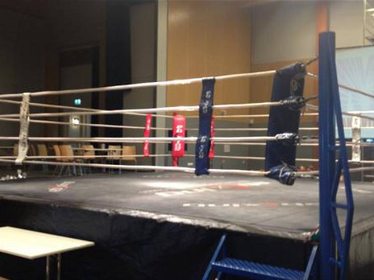 De kickboksring in Zijtaart