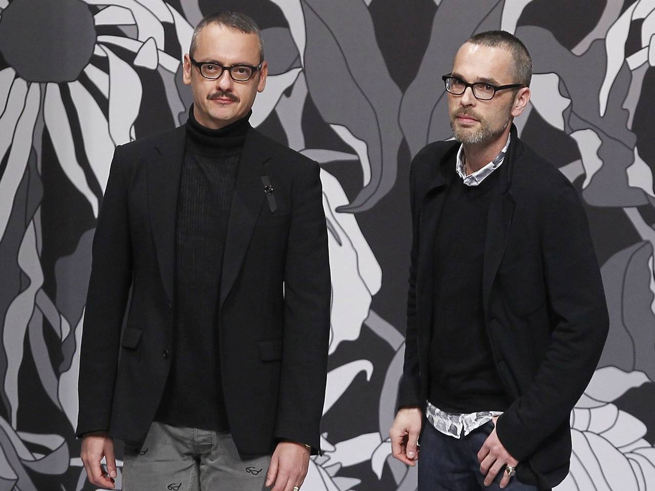 Viktor en Rolf (archieffoto: ANP)