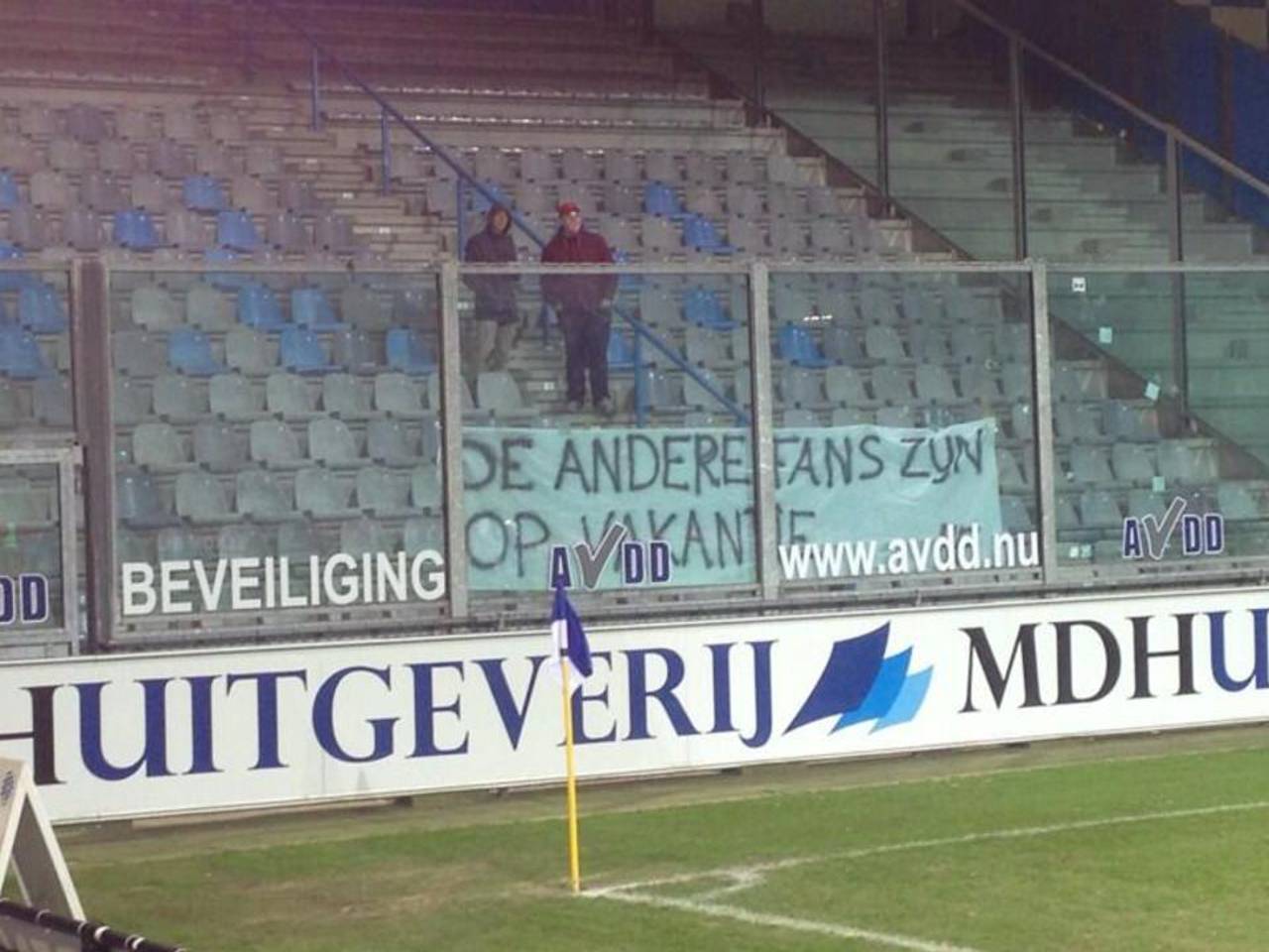 Spandoek fans Helmond Sport