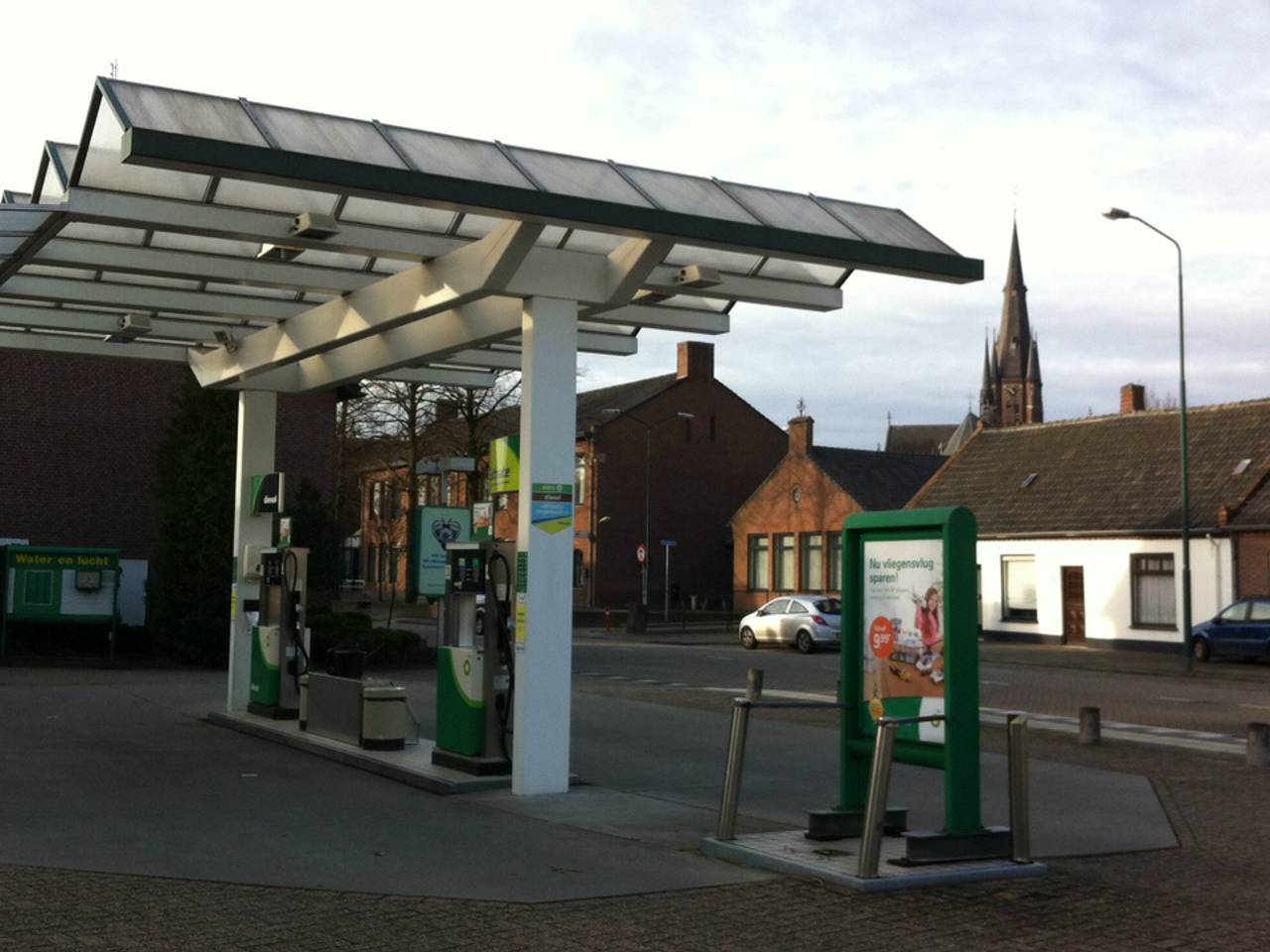 Tankstation van pomphouder Frans Brauers uit Budel 