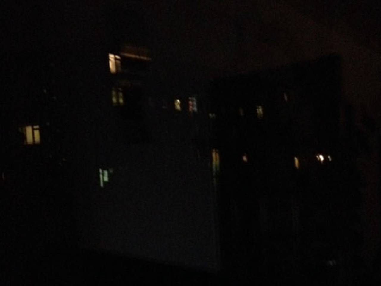 Deel Breda in het donker. Foto: Rinus van Hooijdonk