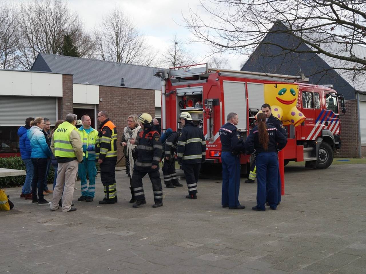 De brandweer hoefde niet veel meer te doen (foto Martijn van Bijnen FPMB)