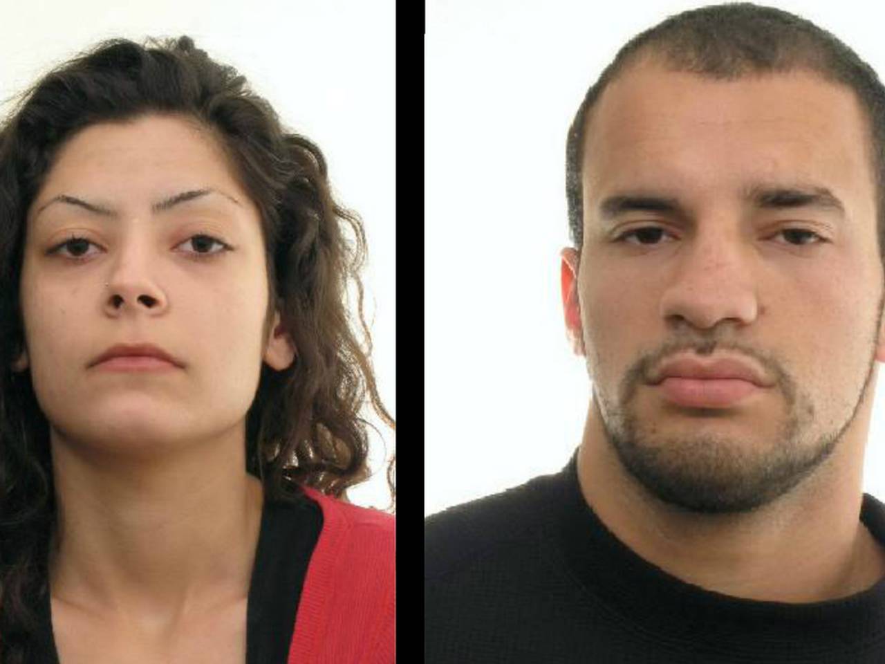 De twee gezochte verdachten Bircan en Van der Ploeg