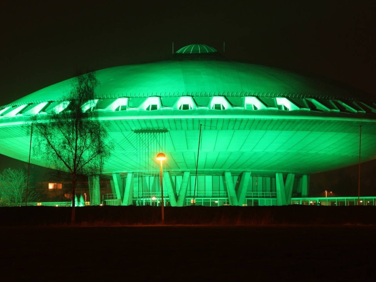 Een groen Evoluon