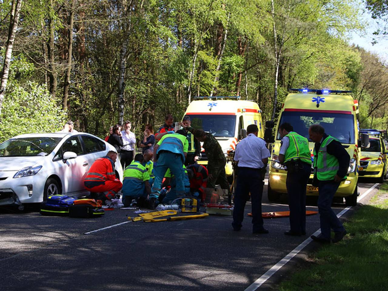 Motorrijder overleden na ongeluk in Son (Foto: Gabor Heeres / SQ Vision)