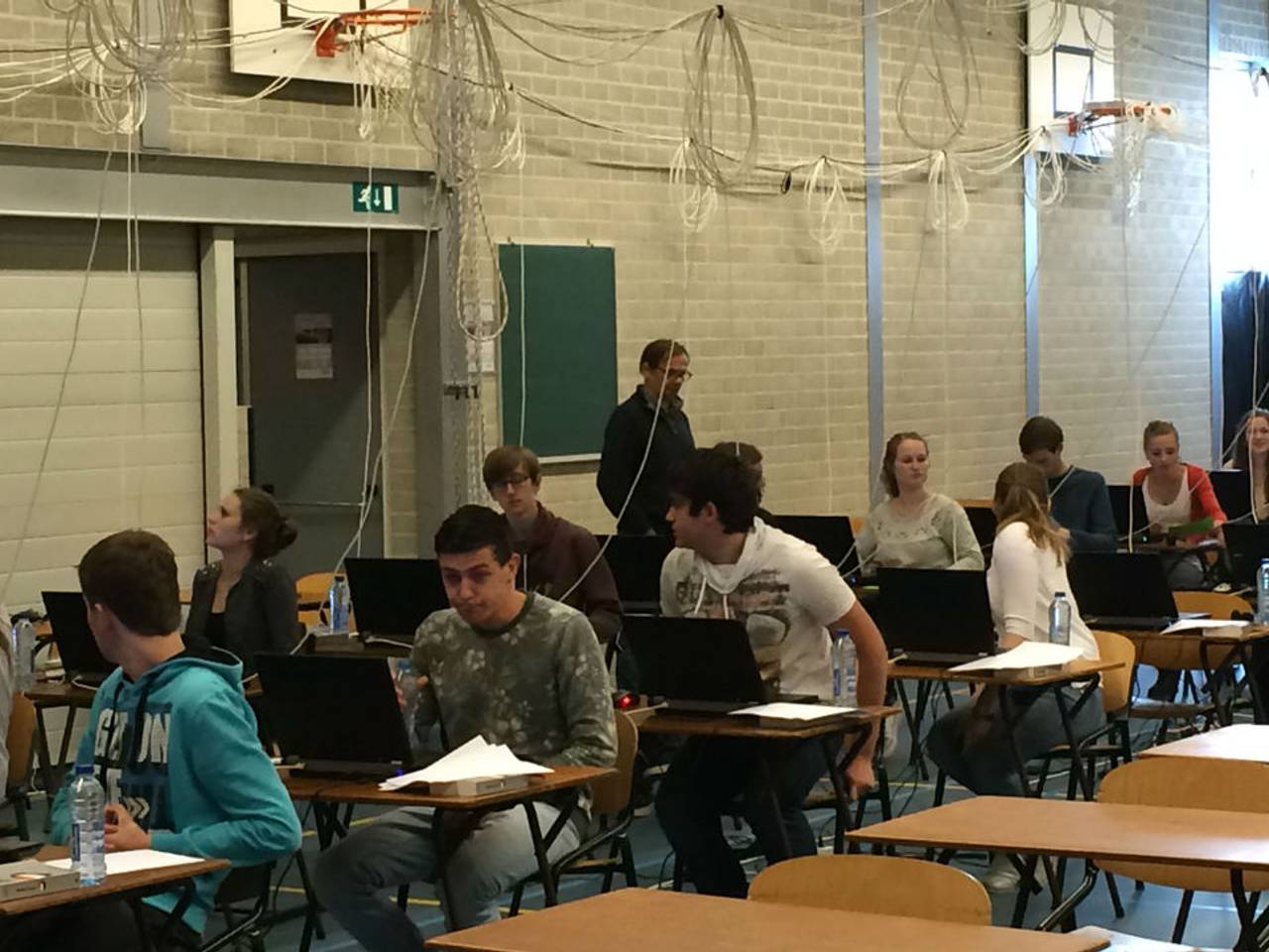 Leerlingen Pius X College merkten niets van het alarm