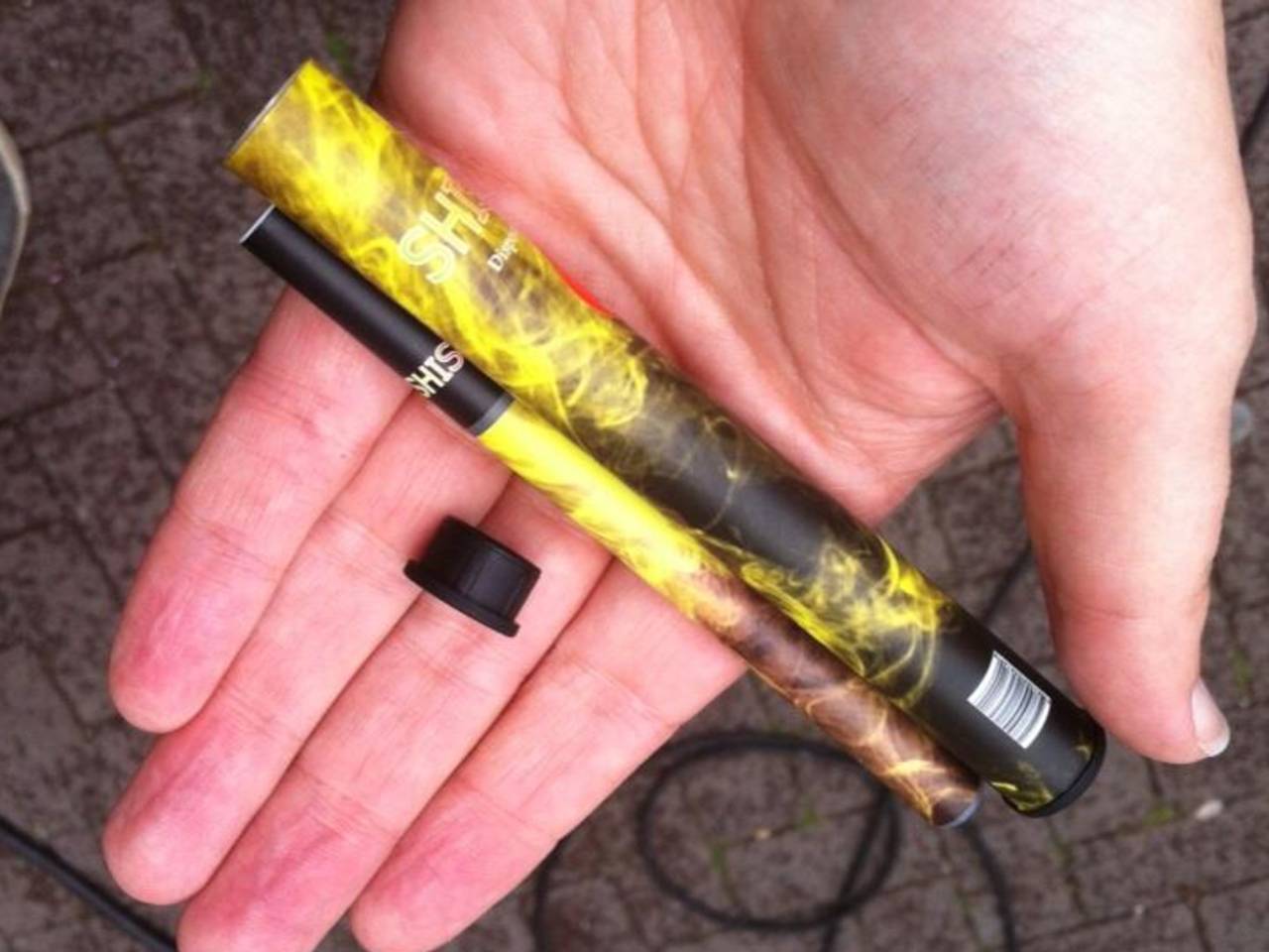 De shisha-pen (Foto: Alice van der Plas) 