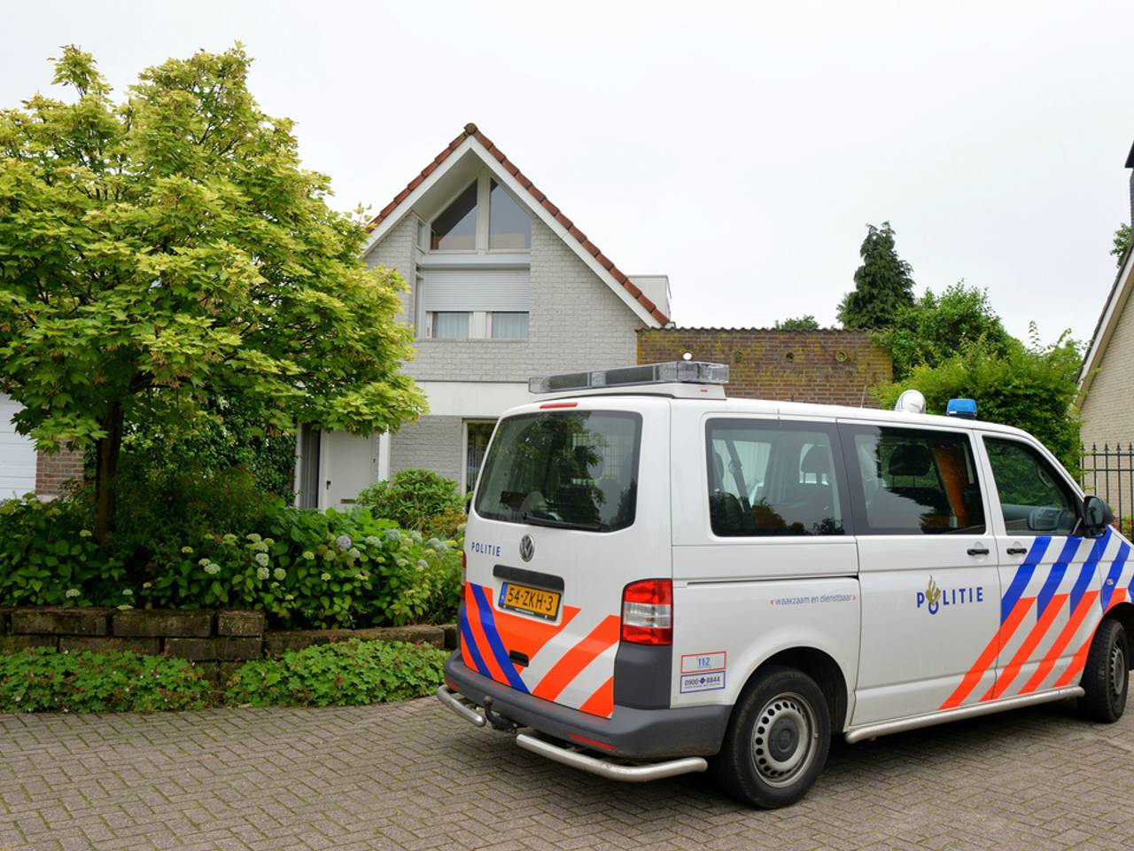 Overval huis Mozartlaan Tilburg (Foto: Toby de Kort)