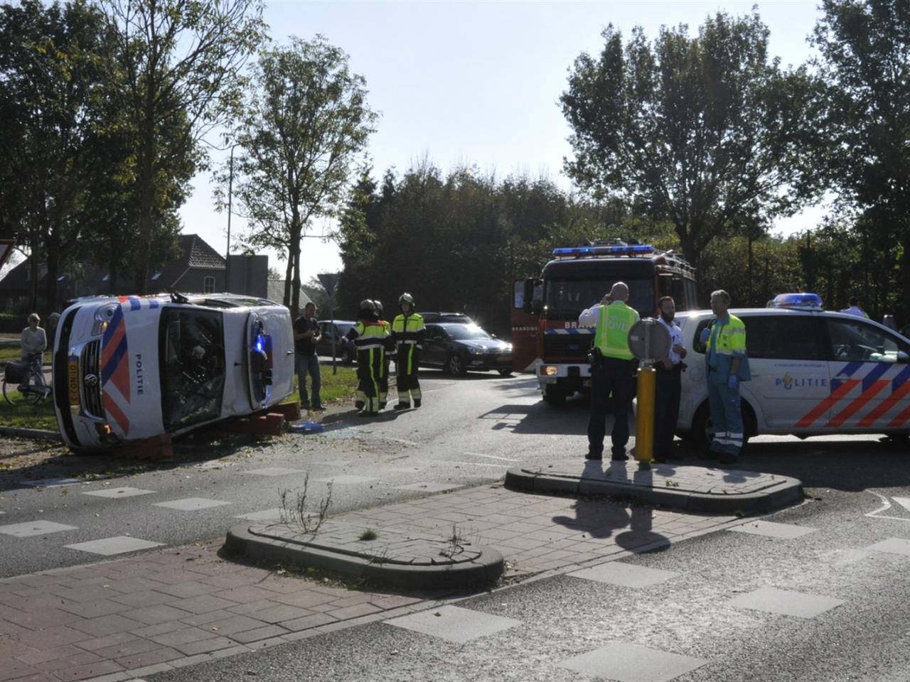Agenten vliegen uit de bocht