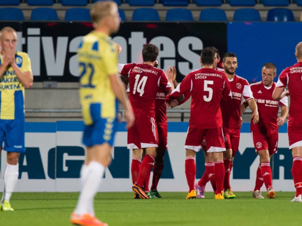 Teleurstelling bij RKC Waalwijk (foto: VI Images)