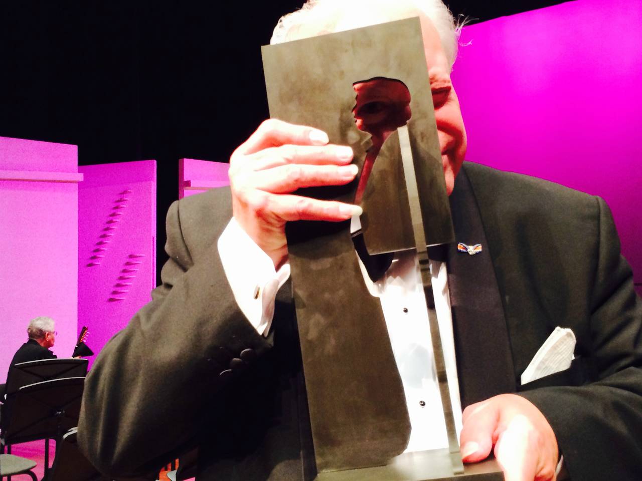 Collage van het feest in het Chassetheater