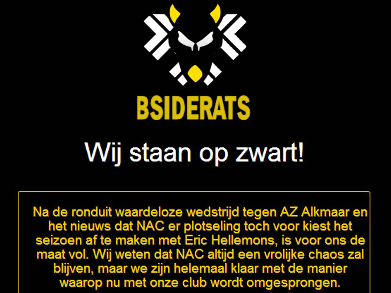 B-Side Rats op zwart