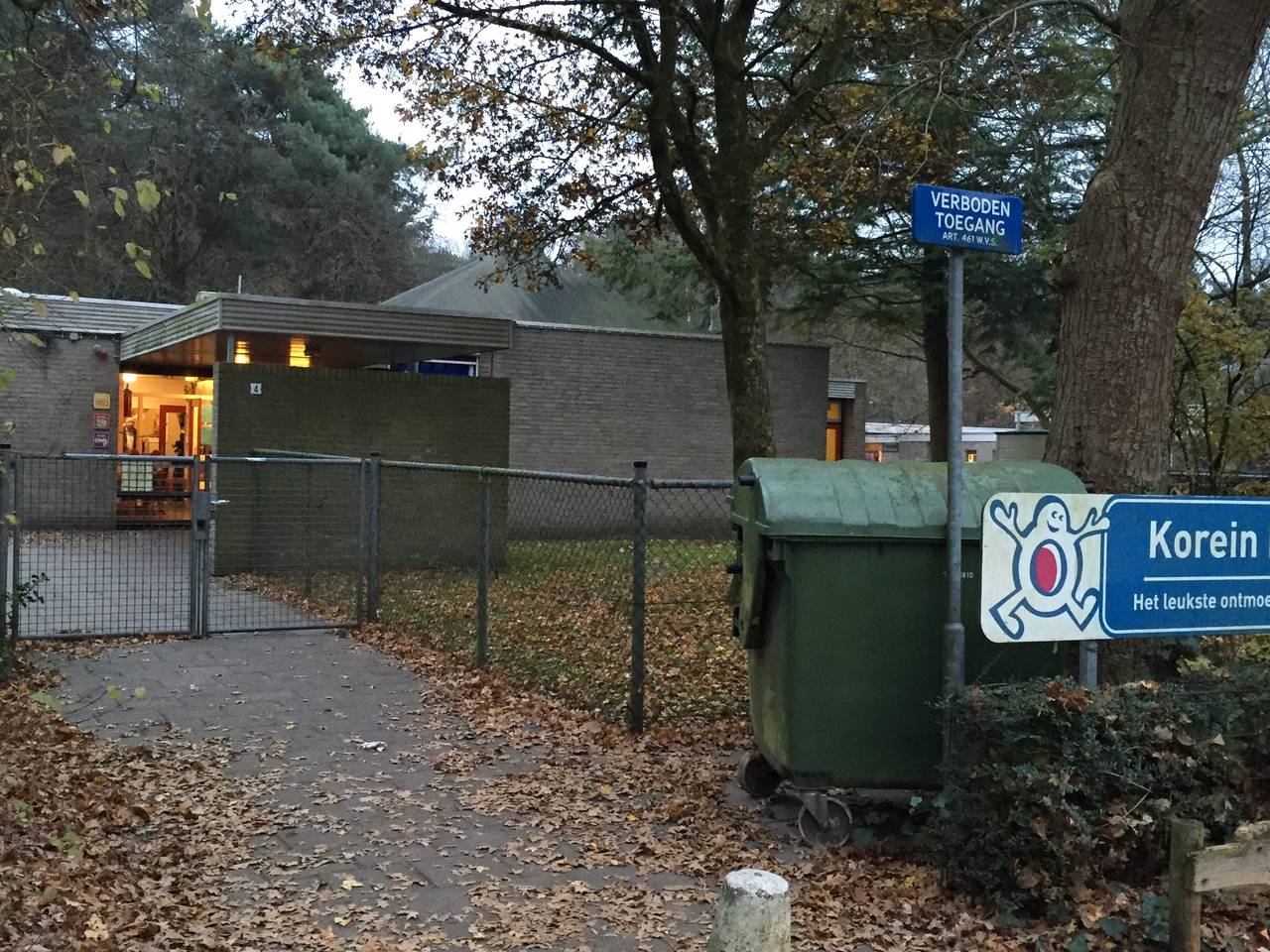 Het kinderdagverblijf is gesloten sinds de trieste gebeurtenis. (Foto: Tonnie Vossen)