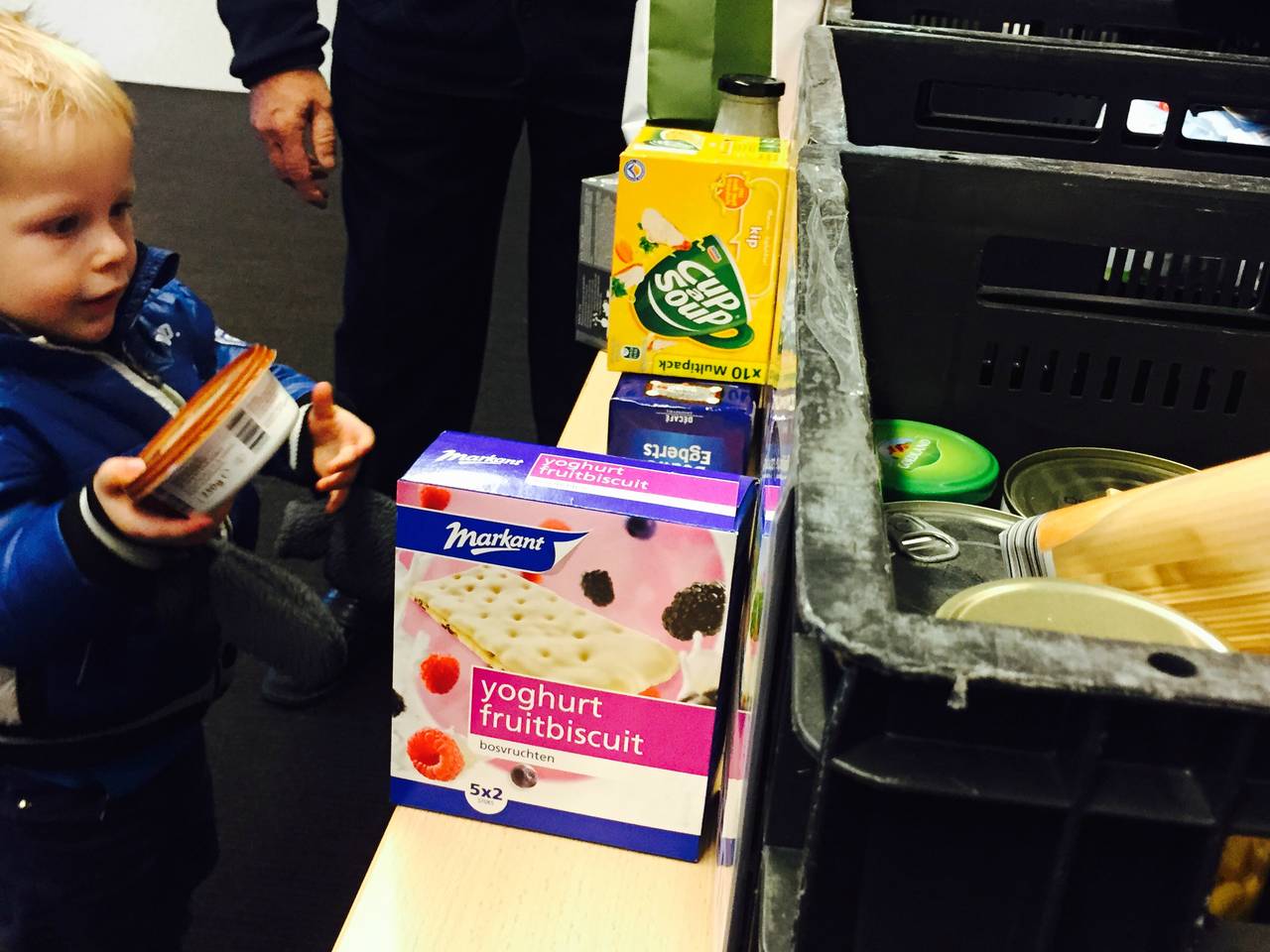 Jelle van Kaathoven tijdens het doneren (Foto: Sebastiaan Quekel)