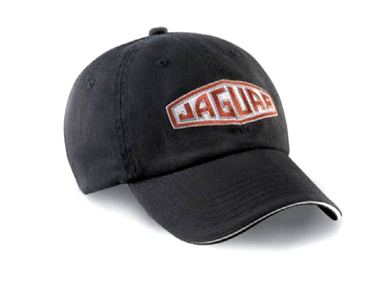 De pinnende man droeg een opvallende pet