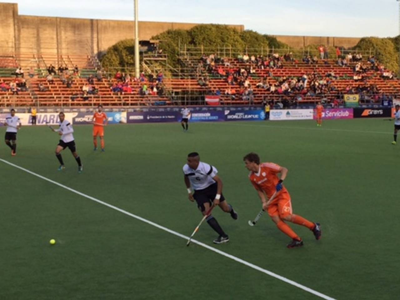 Bob de Voogd scoorde twee keer tegen Egypte