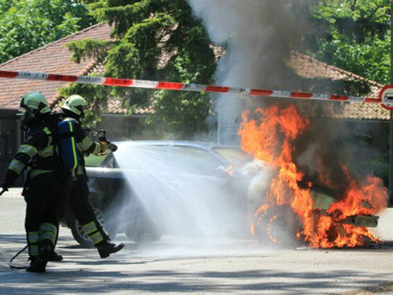 Een van de vele klusjes voor de brandweer in Boxtel (Foto: archief).