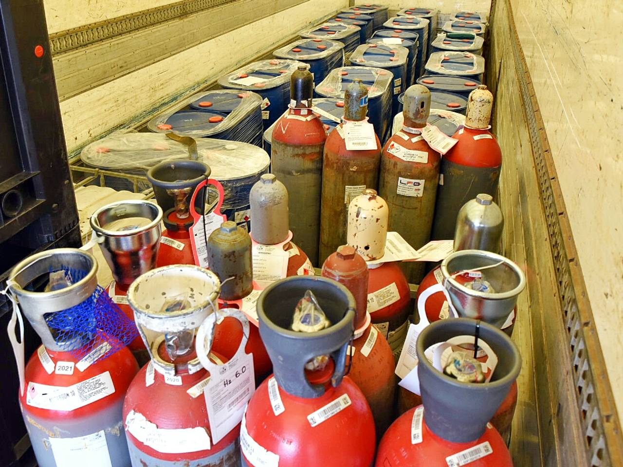 Een deel van de vondst in Tilburg. Foto: Toby de Kort/De Kort Media