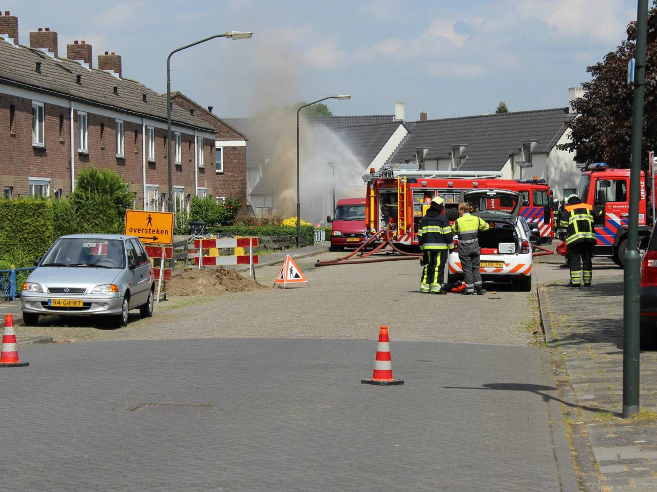 Gaslek in Violenstraat Veghel