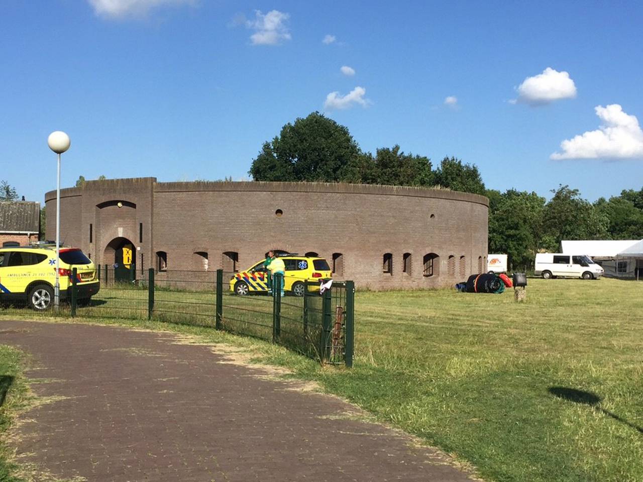 Ongeluk met luchtkussen (foto: Bart Meesters / Meesters Multi Media)
