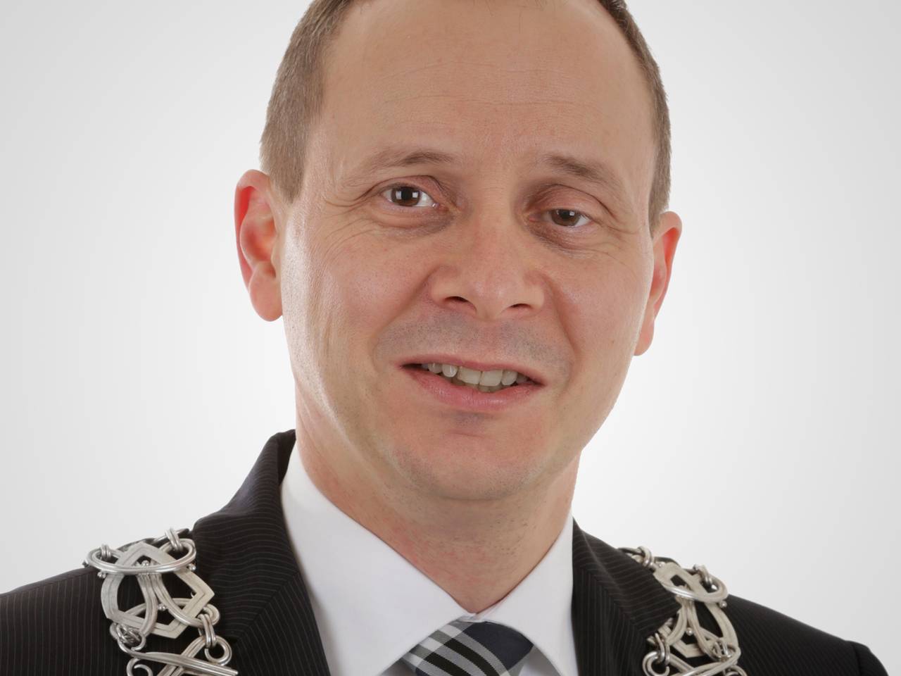 Burgemeester Arjan Ederveen van Valkenswaard.