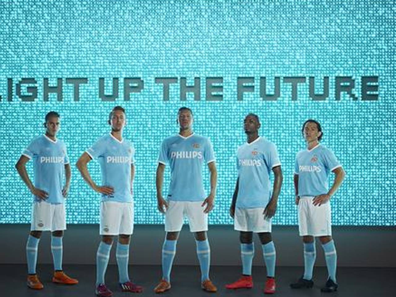 Het uittenue van PSV in de Champions League.