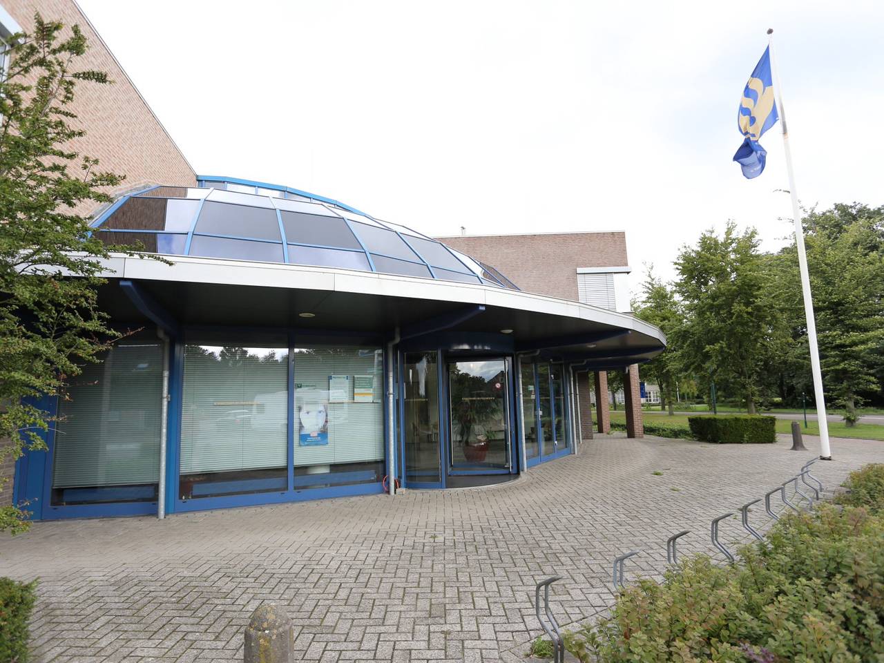 Een gesloten politiebureau in Eersel. (Foto: SQ Vision)  