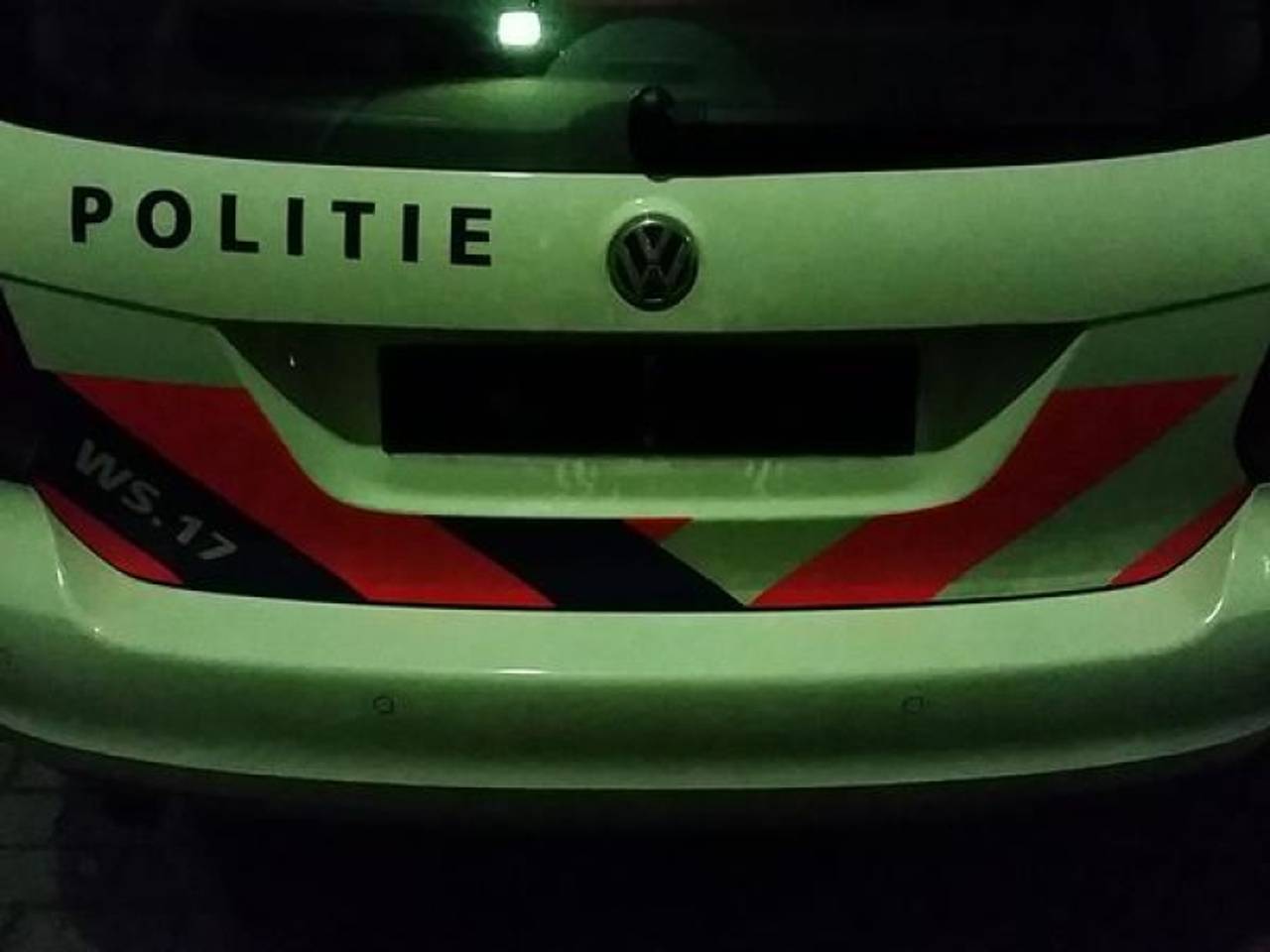 Een van de foto's die de politie via Twitter heeft verspreid. 