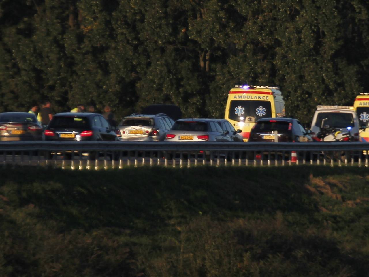 Aanschuiven bij Oosterhout. Foto Marcel van Dorst/SQVision